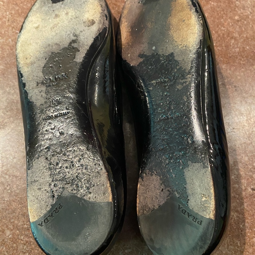 Prada leather ballerina flats Size 38.5/7.5 - Picture 3 of 5